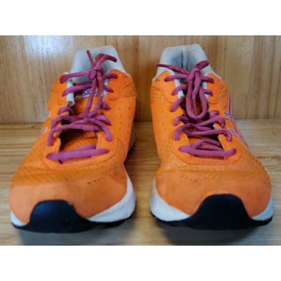 ASICS Rush 33 Women’s Running Shoes Size 9.5 Orange Pink T1H7N - Picture 6 of 9